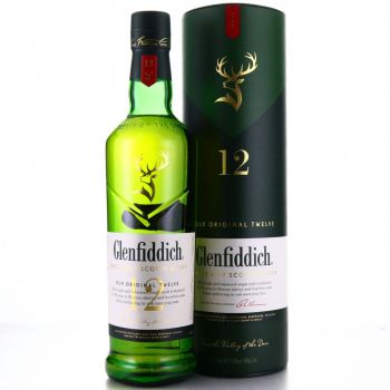 Glenfiddich 12 Year Old Single Malt Scotch Whisky 700mL