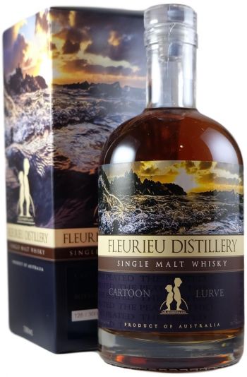 FLEURIEU DISTILLERY CARTOON LURVE SINGLE MALT AUSTRALIAN WHISKY