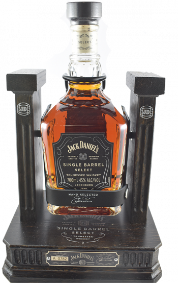 Jack Daniel's Single Barrel Select Tennessee Whiskey in Wooden Cradle Limited Edition 700ml