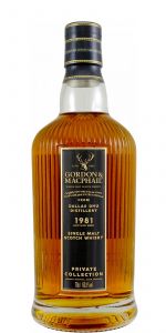 1981 Gordon & Macphail Private Collection Dallas Dhu 38 Year Old Cask Strength Single Malt Scotch Whisky (700ml)