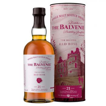 Balvenie 21 Year Old The Second Red Rose Single Malt Scotch Whisky 700mL
