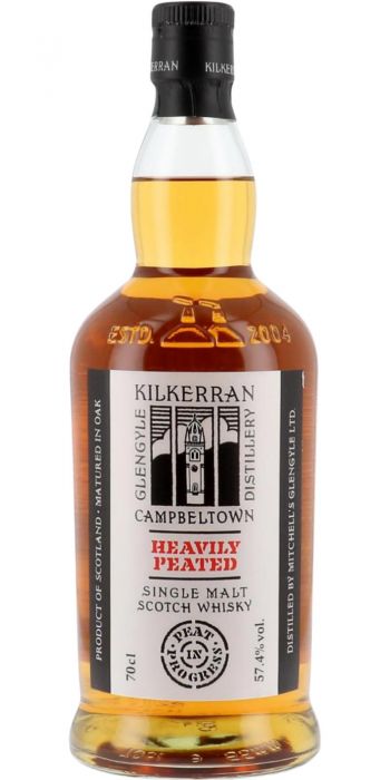 Glengyle Distillery Kilkerran Heavily Peated Cask Strength Single Malt Scotch Whisky 700ml (Batch 6)