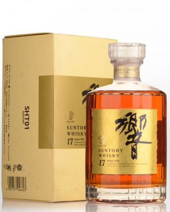 Hibiki 17 Year Old Gold & Gold Blended Japanese Whisky 750mL (with gift box) - Rare Collector Item