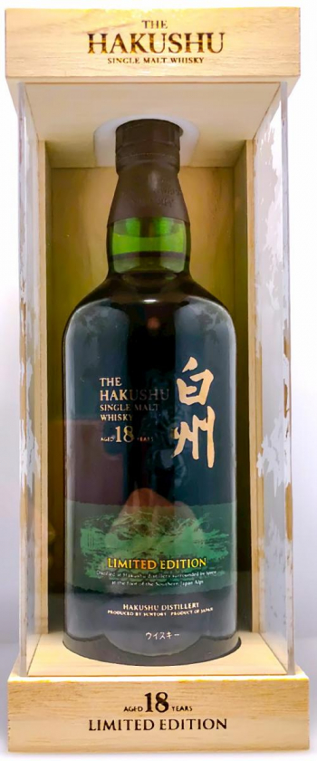 The Hakushu Single Malt 18 Year Old Limited Edition Japanese Whisky 700mL  