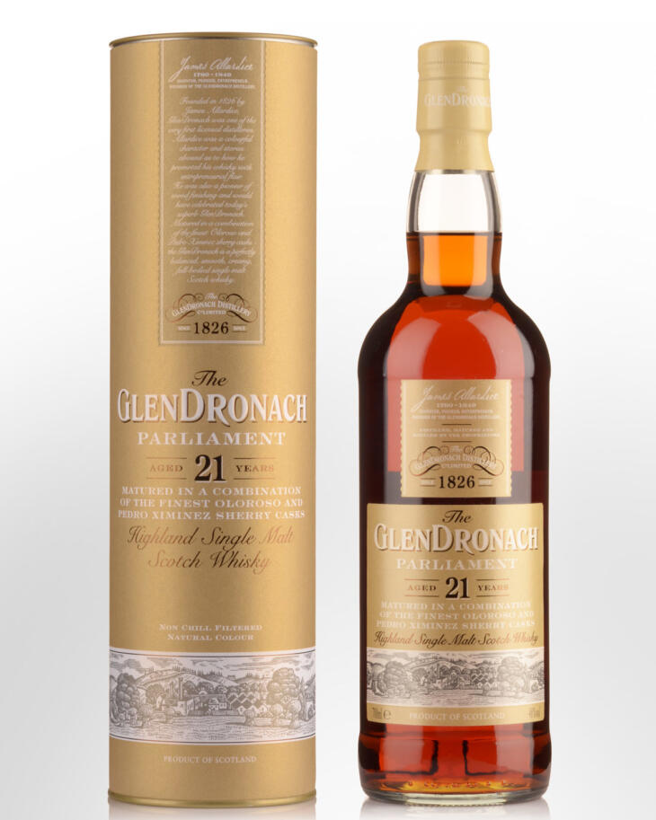 The GlenDronach 21 Year Old Parliament Single Malt Scotch Whisky 700mL