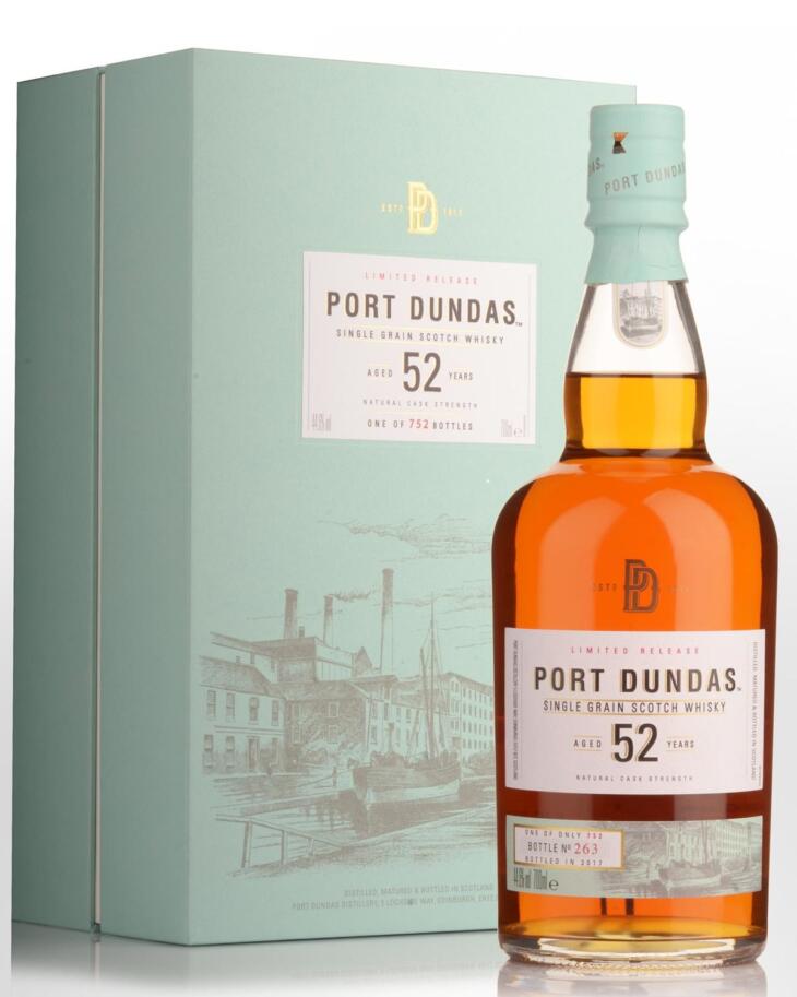 Port Dundas 52 Year Old (Special Release 2017) Cask Strength Single Grain Scotch Whisky (700ml)