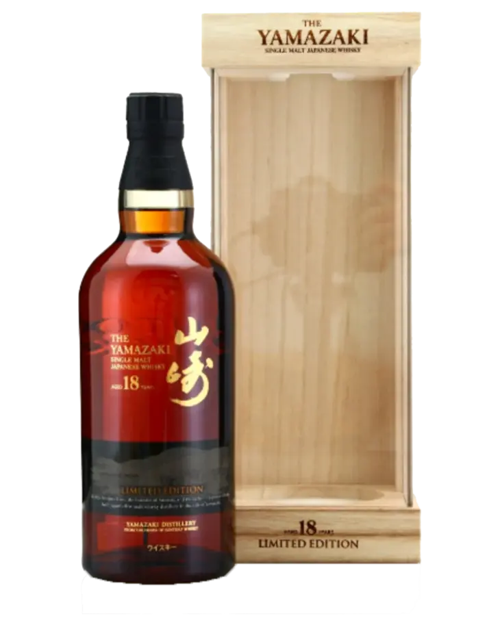 Yamazaki Single Malt 18 Year Old Limited Edition Japanese Whisky 700mL