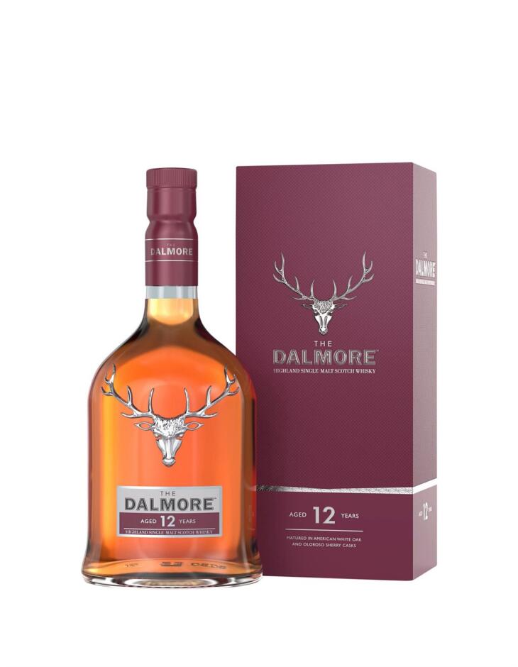 The Dalmore 12 Year Old Single Malt Scotch Whisky 700mL