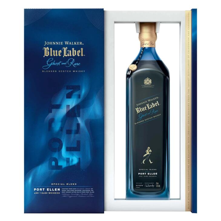 Johnnie Walker Johnnie Walker Blue Label Ghost and Rare Port Ellen Scotch Whisky 750mL