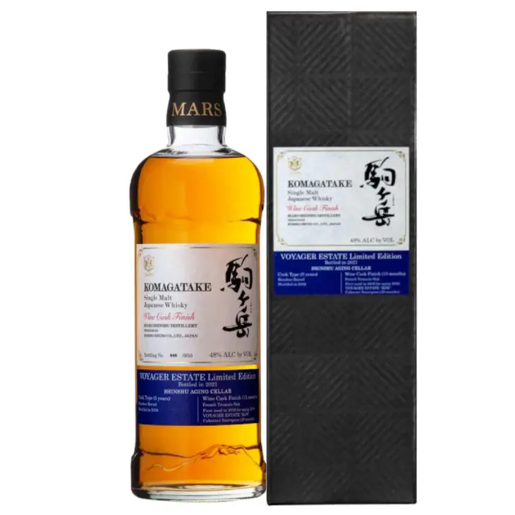 Mars Distillery Komagatake Voyager Estate Wine Cask Finish Single Malt Japanese Whisky 700ml (2021 Release)