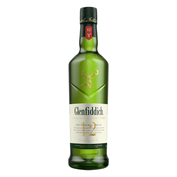 Glenfiddich 12 Year Old Single Malt Scotch Whisky 700mL